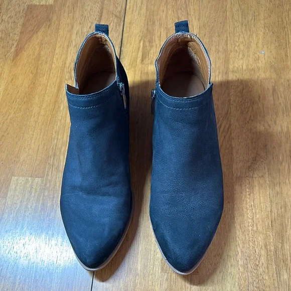 Franco Sarto Black Ankle Boots - Picture 2 of 5